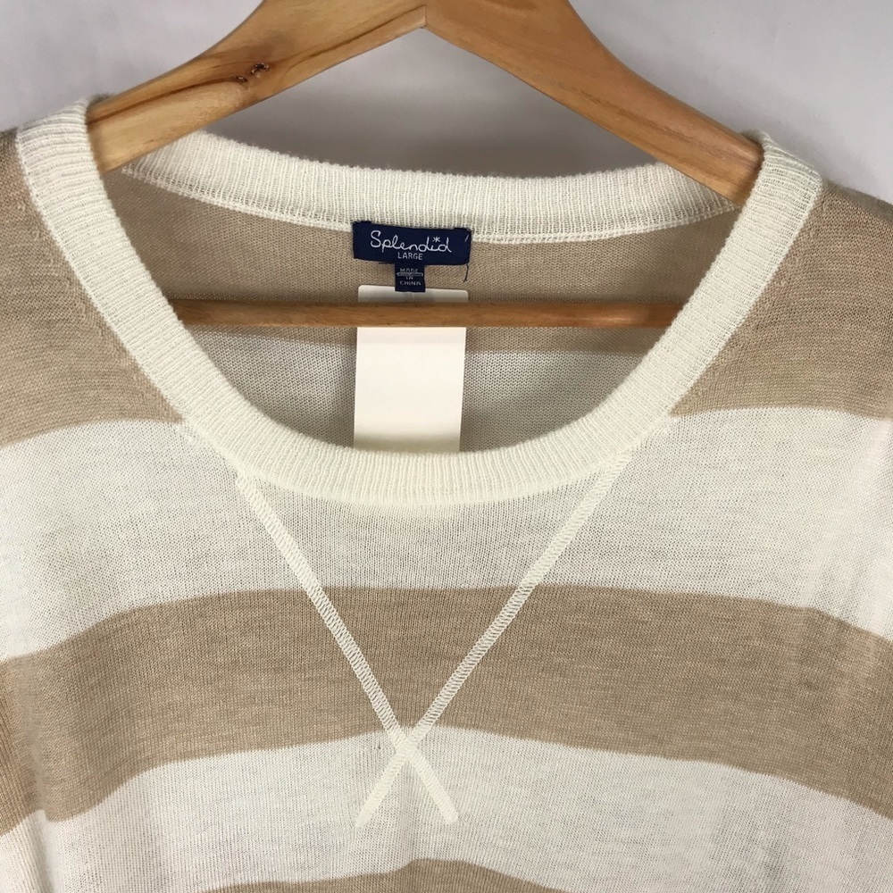 Splendid Large Striped Sweater - Picture 2 of 4